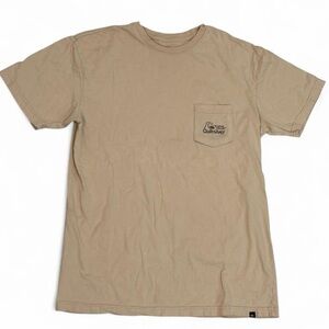 Vintage Quiksilver Tan Pocket T-Shirt Men’s Large Y2K Surf Skate Logo Tee 90s